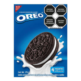 Galletas Oreo sabor chocolate 273.6 g