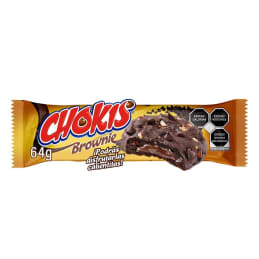 Galletas Gamesa Chokis Brownie con chispas sabor chocolate y nuez 64 g