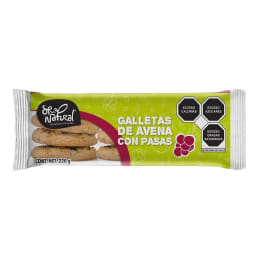 Galletas de avena Sr. Natural  con pasas 220 g