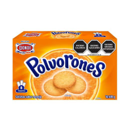 Galletas Dondé Polvorones naranja 608 g