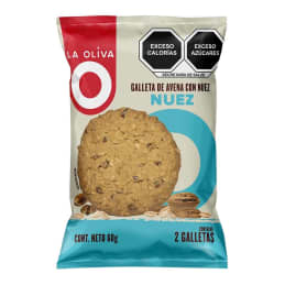 Galletas de avena La Olíva  con nuez 60 g