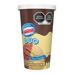 Helado Nestlé  dúo choco vainilla 674 g