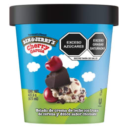 Helado de crema de leche Ben & Jerry’s  cherry garcia 473 ml