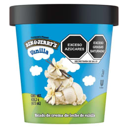 Helado de crema de leche Ben & Jerry’s  vainilla 473 ml