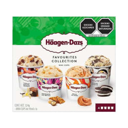 Helado Haagen Dazs  favourites collection 4 minicopas