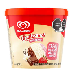 Helado Holanda Cremissimo sabor napolitano 1.89 l