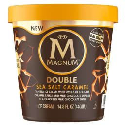 Helado Magnum  double caramelo sabor vainilla 440 ml