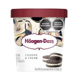 Helado Haagen Dazs  cookies & cream 473 ml