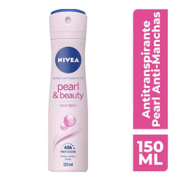 Antitranspirante Nivea  pearl and beauty en aerosol para dama 150 ml