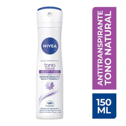 Antitranspirante Nivea  aclarado natural en aerosol para dama 150 ml