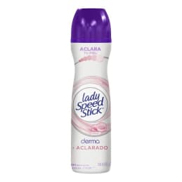 Antitranspirante Lady Speed Stick  derma + aclarado en aerosol para dama 91 g