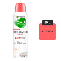 Antitranspirante Garnier Bí O intensive toque seco para dama en aerosol 150 ml