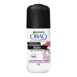 Antitranspirante Garnier Obao tattoo frescura profunda en roll on para dama 65 g