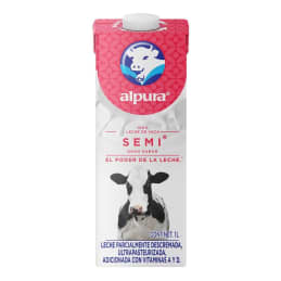 Leche Alpura Semi 1 l