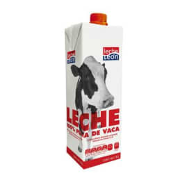 Leche fresca León  descremada 1 l