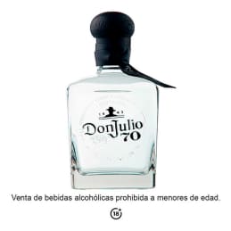 Tequila Don Julio  70 añejo cristalino 700 ml