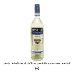 Ron Appleton  jamaica white de 950 ml