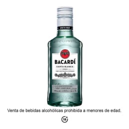 Ron Bacardí Carta Blanca 200 ml