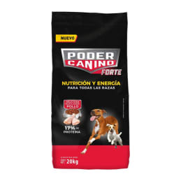 Alimento para Perro Poder Canino  Forte Todas las Razas Sabor Pollo 20 kg