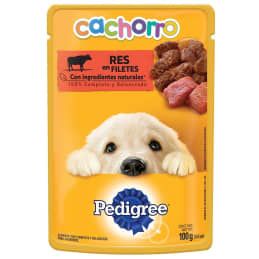 Alimento para Perro Pedigree  Cachorro Res en Filetes 100 g