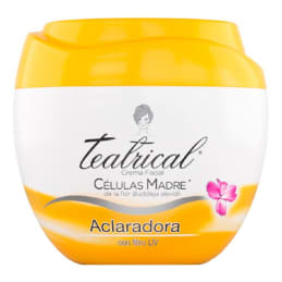 Crema facial Teatrical  células madre aclaradora con filtro UV 400 g