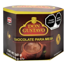 Chocolate Don Gustavo  para mesa 200 g