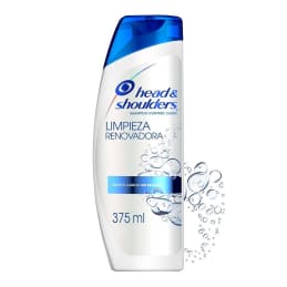 Shampoo Head & Shoulders Limpieza renovadora control caspa 375 ml