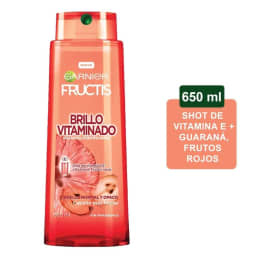 Shampoo Garnier Fructis brillo vitaminado cabello normal a opaco 650 ml