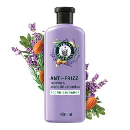 Acondicionador Herbal Essences  anti-frizz lavanda & aceite de almendras 400 ml