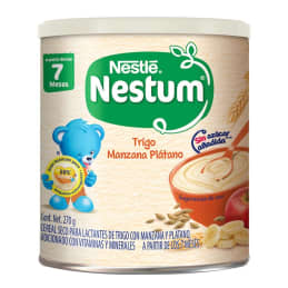 Cereal seco para lactantes Nestlé Nestum trigo manzana y plátano 270 g