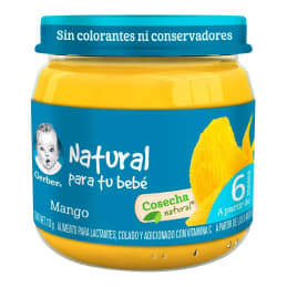 Papilla Gerber  etapa 2 mango 113 g