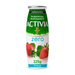 Alimento lácteo fermentado Activia  fresa sin azúcar 225 g